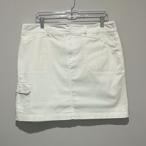Christopher and Banks White Skorts, size 12